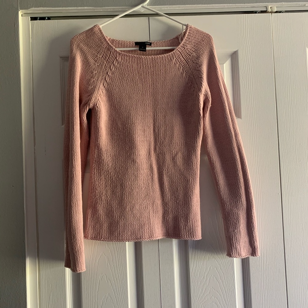 Dusty pink knit H&M sweater